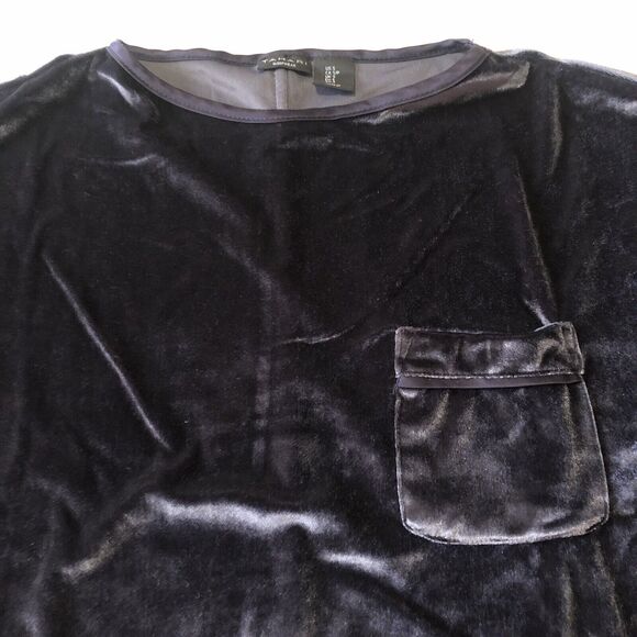 Tahari Women’s Sleepwear Pajama Set ￼Velour Plum Shimmer Size Small - Picture 9 of 16